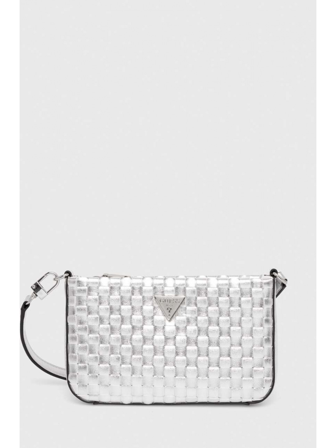 Kabelka Guess TWILLER stříbrná barva HWMV93 10720